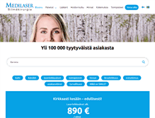 Tablet Screenshot of medilaser.fi
