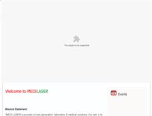 Tablet Screenshot of medilaser.com.pk