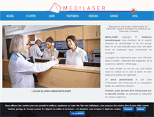 Tablet Screenshot of medilaser.fr